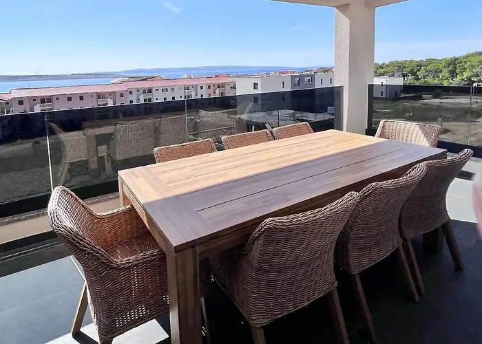 Penthouse Pag Sole Lägenhet *